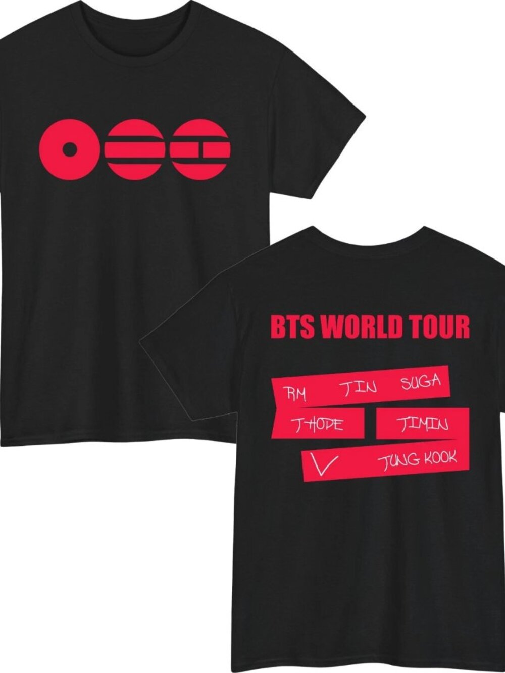 BTS 2026 Tour T-Shirt - Music Fan Concert Gift Unisex T Shirt